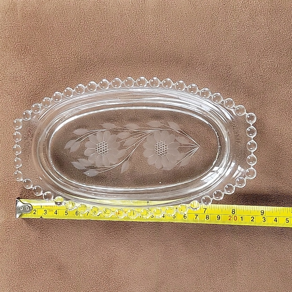 Imperial Glass Candlewick Tray